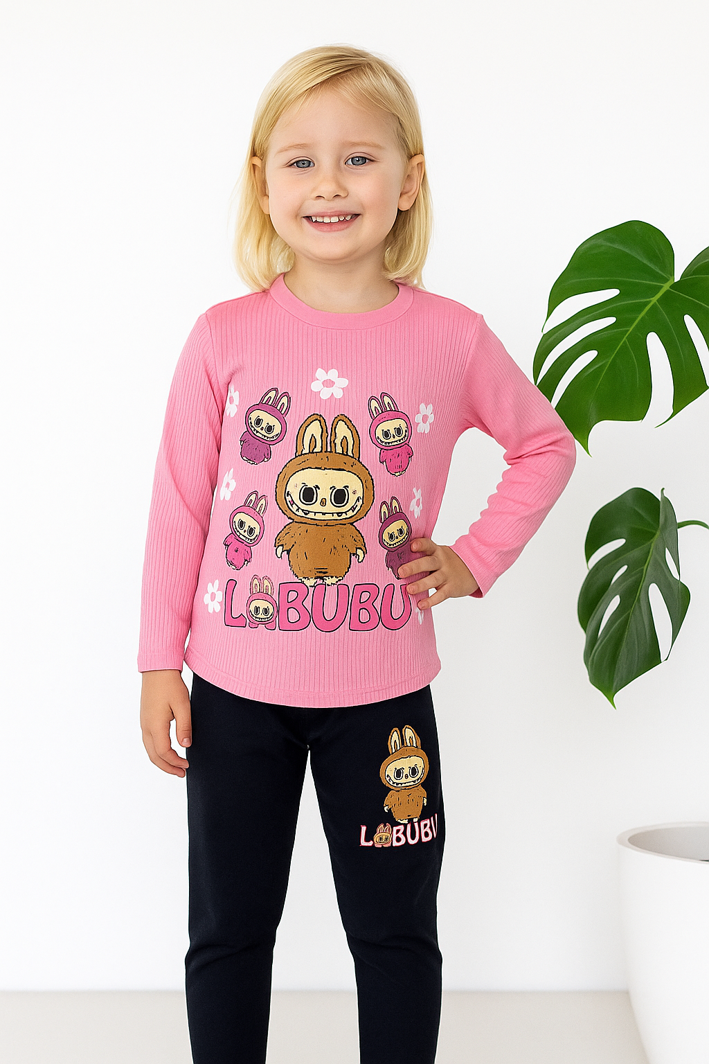 Siyah Basketbol Baskılı Erkek Çocuk Alt Üst Takım – 3-11 Yaş