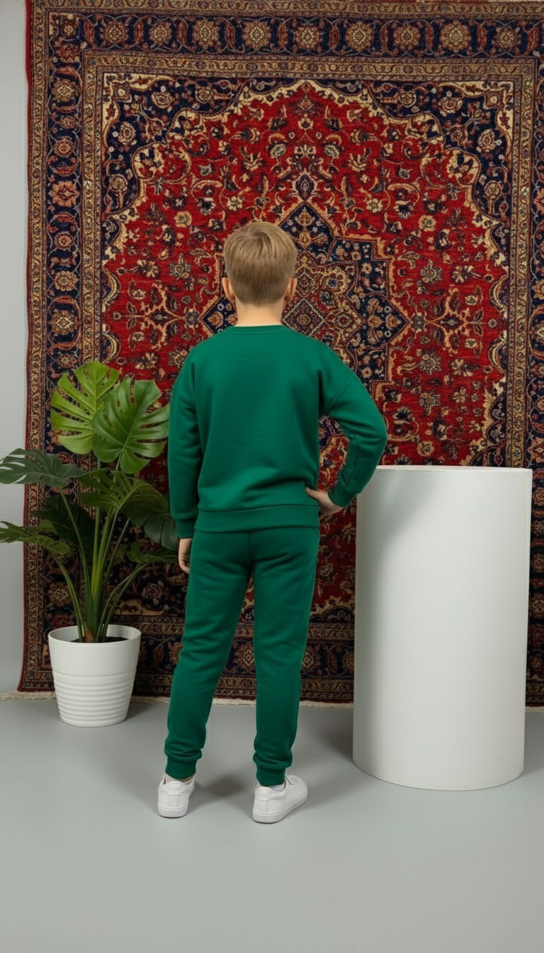 Brawl Stars Baskılı Erkek Çocuk Yeşil Alt Üst Takım