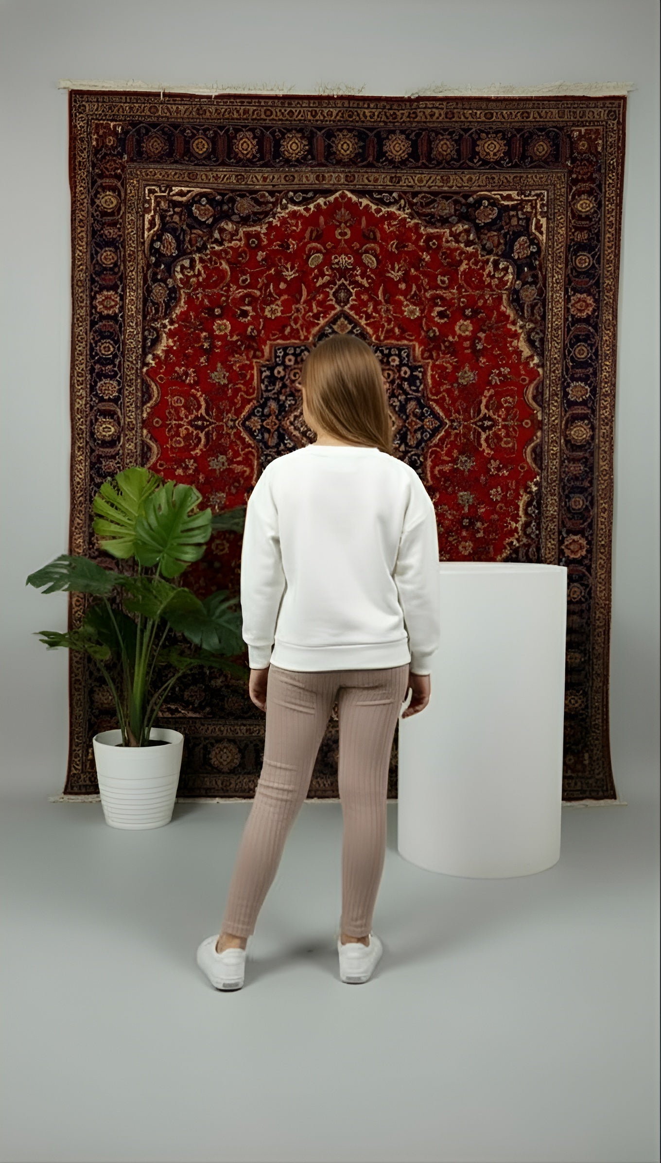 Minnie Yazılı Kız Çocuk Kahverengi Alt Üst Takım