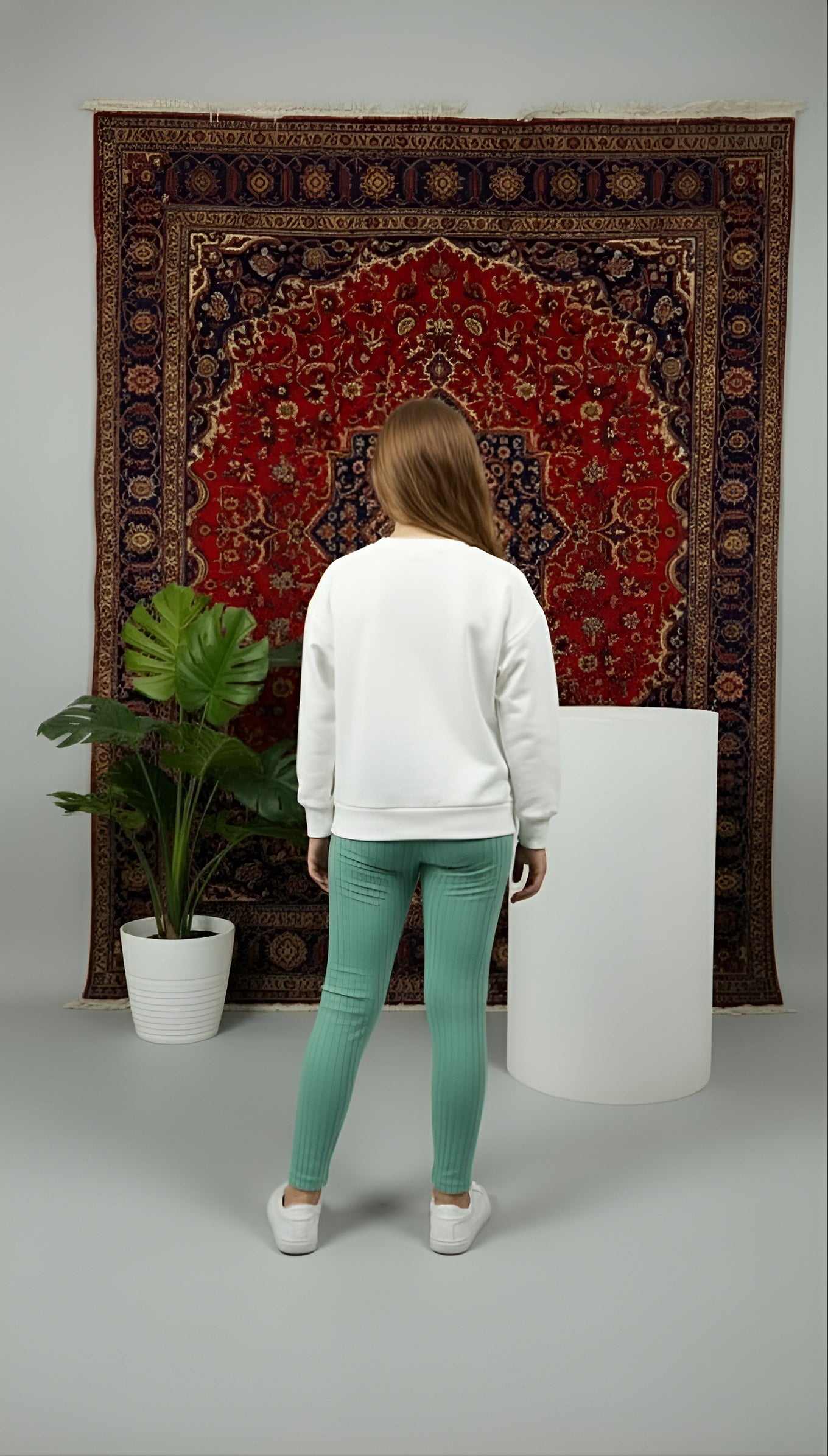 Minnie Yazılı Kız Çocuk Yeşil Alt Üst Takım