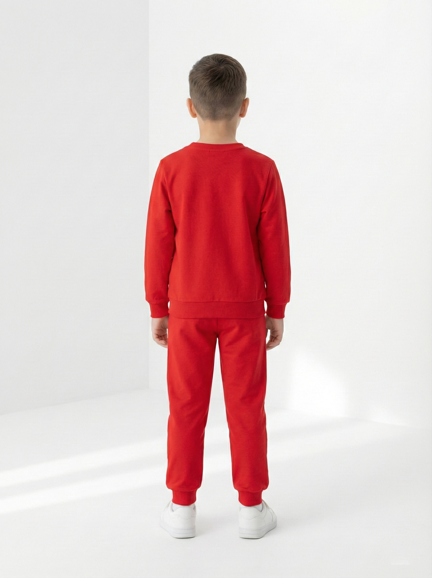 Kırmızı Spiderman Baskılı İçi Polarlı Erkek Çocuk Eşofman Takımı (2-6 Yaş)